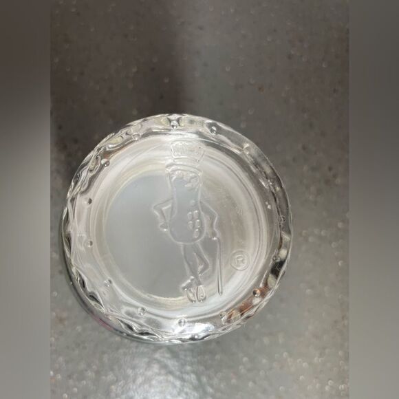 Vintage 1982 Planters Peanuts Wheat Pattern Mr. Peanut Glass Jar/Caniste… - Picture 2 of 6